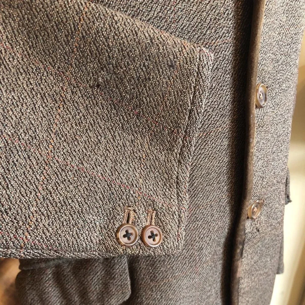 Classic Men's Brown Tweed Blazer - Brand